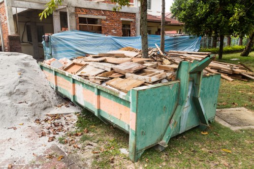 Happy customers after garage clearance in Eltham