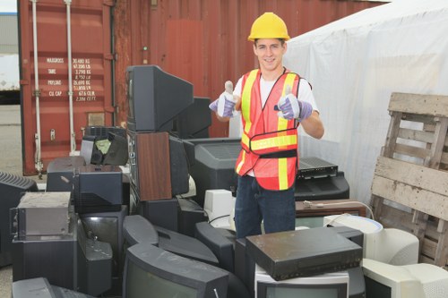 Eco-friendly disposal during garage clearance