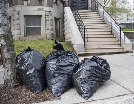 Professional waste management team